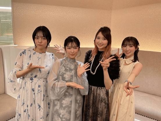 Asai Ayaka, Kurosawa Tomoyo, Tomatsu Haruka, and Toyota Moe from the「Hibike！Euphonium」Advance Screening