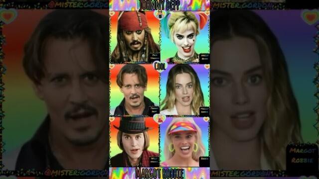 Multiverso Johnny Depp Vs Multiverso Margot Robbie/TikTok Challenge Humor. #shorts YouTube