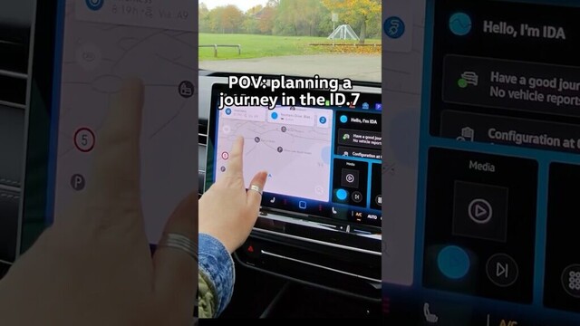 There’s no need to worry about finding a charger on your ID. road trip, the car will do it for you.