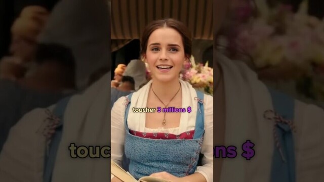 Emma Watson avait peur de chanter dans La belle et la Bête 🎤👄 #disney #actrice #film #shorts