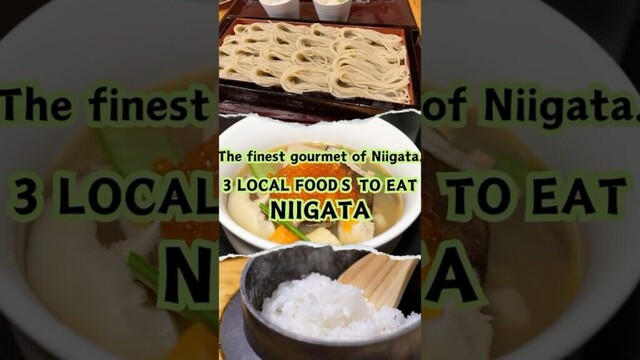 【NIIGATA-food-Nice Trip Japan】 3 LOCAL FOODS TO EAT - The finest gourmet of Niigata