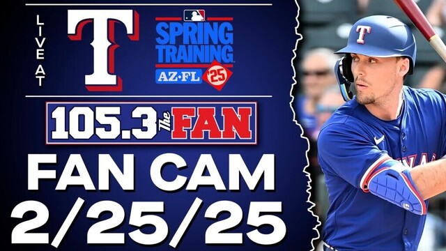 We're LIVE At Texas Rangers Spring Training Day 2 | Fan Cam 2/25/25