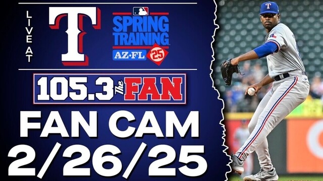 We're LIVE At Texas Rangers Spring Training Day 3 | Fan Cam 2/26/25