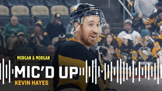 Kevin Hayes: Mic'd Up Against NYR | Pittsburgh Penguins
