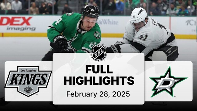 NHL Highlights | Kings vs. Stars | February 28, 2025