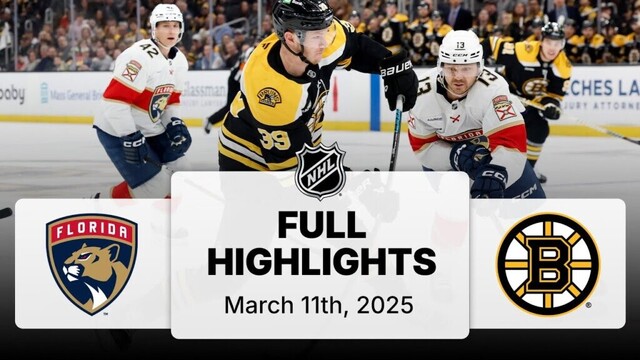 NHL Highlights | Panthers vs. Bruins | March 11, 2025