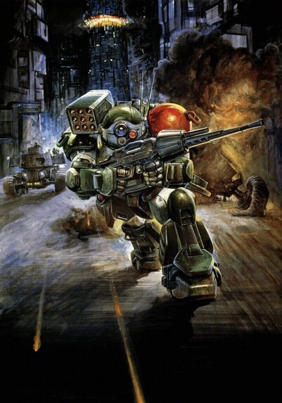 Armored Troopers Votoms (1983-1984, artwork by Yoshiyuki Takani)