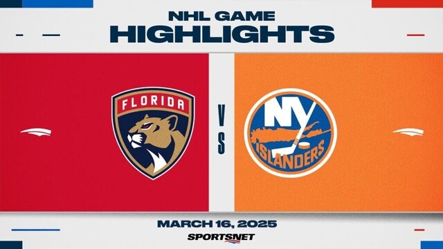 NHL Highlights | Panthers vs. Islanders - March 16, 2025