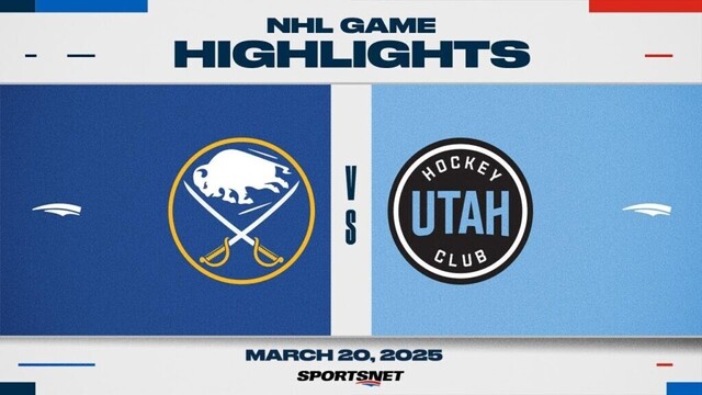NHL Highlights | Sabres vs. Utah HC - March 20, 2025