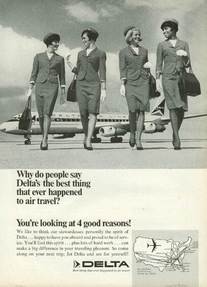 Delta Air Lines ad (1967)