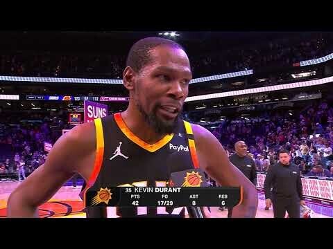 Phoenix Suns Postgame On Court Interview: Kevin Durant | 3-21-25