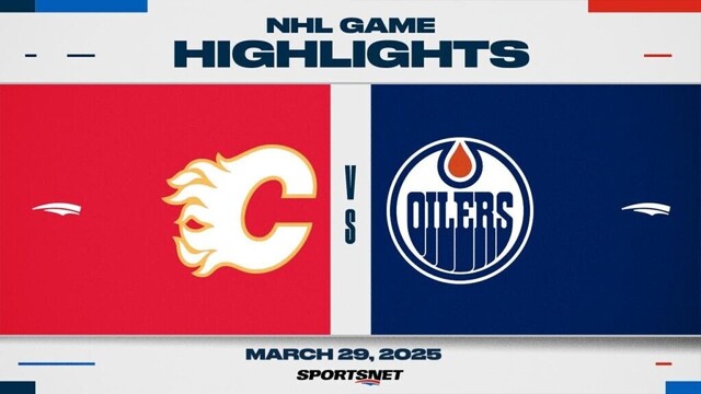 NHL Highlights | Flames vs. Oilers - March 29, 2025