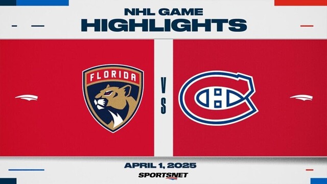 NHL Highlights | Panthers vs. Canadiens - April 1, 2025