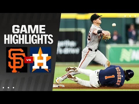 Giants vs. Astros Game Highlights (4/2/25) | MLB Highlights