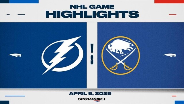 NHL Highlights | Lightning vs. Sabres - April 5, 2025