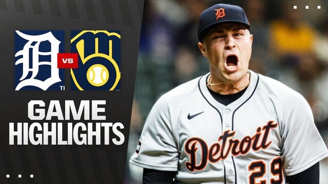 Tigers vs. Brewers Game Highlights (4/14/25) | MLB Highlights