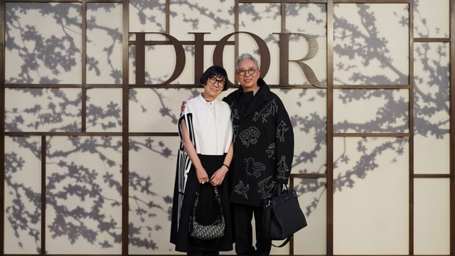 Aki and Koichi Bring Their Love—and Fabulous Fashions—to the Dior Show in Kyoto