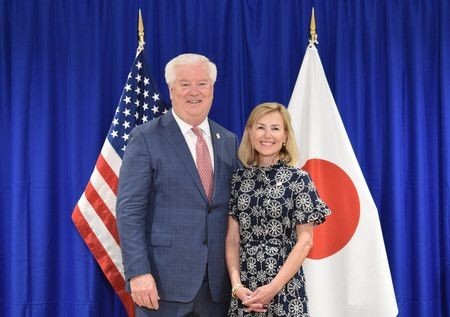 New U.S. Ambassador Glass Arrives in Japan