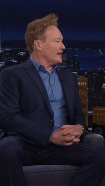 Conan O’Brien on the difficulties of being a 6’4 late night show host: ‘I was told that there were, over the years, guests that might not want to come on, especially male actors that were smaller, since I would tower them.’