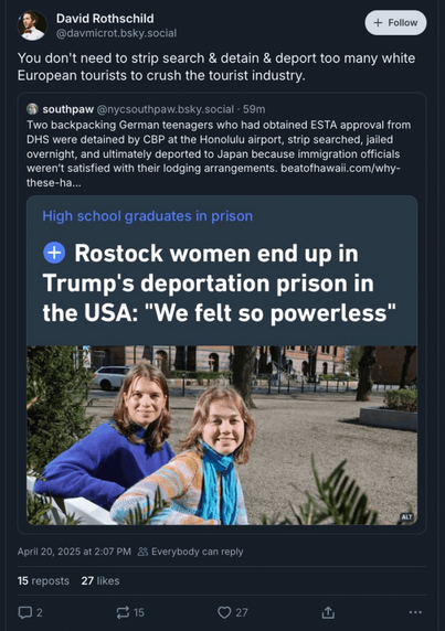 Crushing Tourism