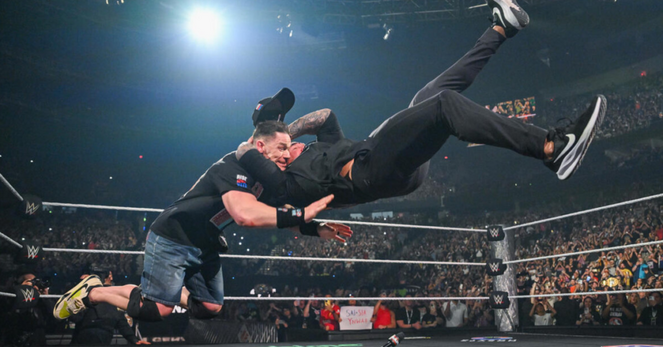 Watch Randy Orton come from ‘outta nowhere’ to RKO John Cena