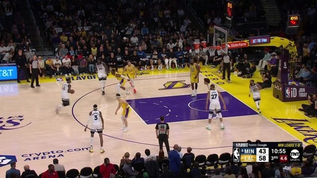 [Highlight] Anthony Edwards with the dunk of the year and massive poster on Hayes