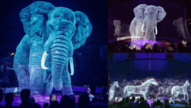 A German circus is using Holograms instead of live animals for a cruelty-free magical experience.