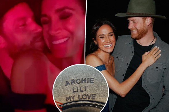 Prince Harry kisses Meghan Markle, pays tribute to their kids at Beyoncé's 'Cowboy Carter' show