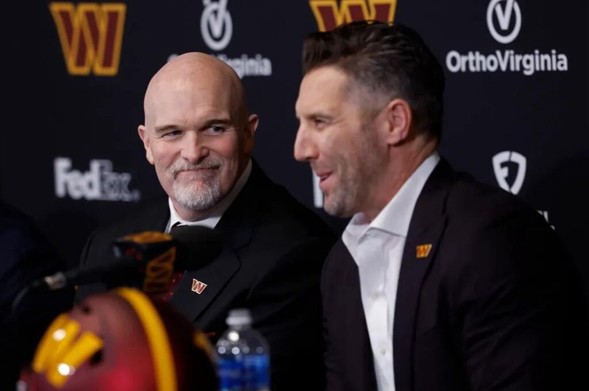 Commanders HC Dan Quinn Praises General Manager Adam Peters