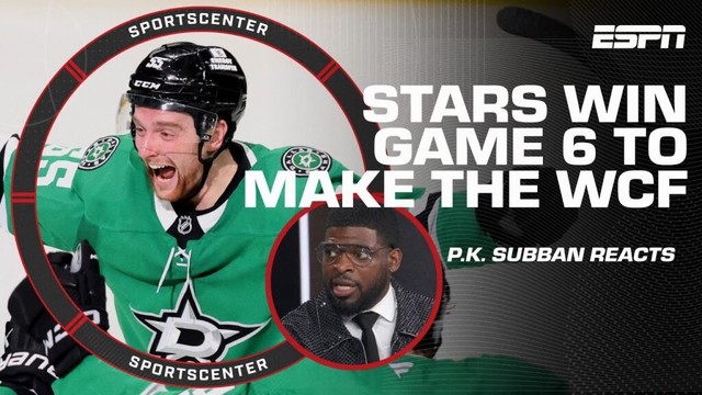 NHL Playoff Reaction 🍿 Stars beat Jets in OT to make the WCF | SportsCenter