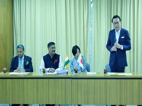 All-party delegation meets Japanese lawmaker Yasuhiro Hanashi, highlights India's "unified" stance against terrorism