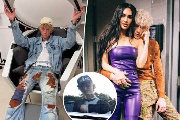 MGK gives rare glimpse of his and Megan Fox's baby in 'important' selfie