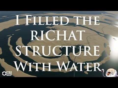 How Does the Richat Structure Look when Filled with Water? Is this Atlantis?