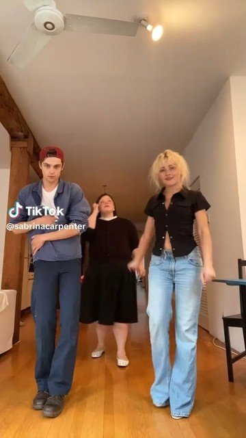Sabrina Carpenter Dances to Manchild via TikTok