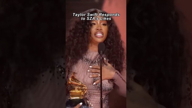 Taylor Swift Responds to SZA's Likes #celebs #shorts #hollywood #sza #taylorswift