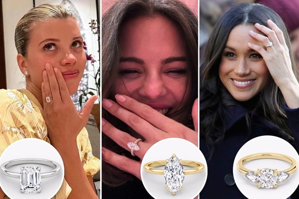 Shop celebrity-inspired engagement rings from VRAI