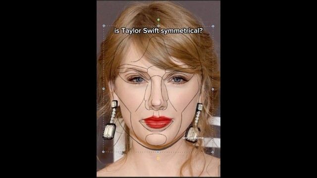 is Taylor Swift symmetrical? #edit #taylorswift #transformation #beforeandafter
