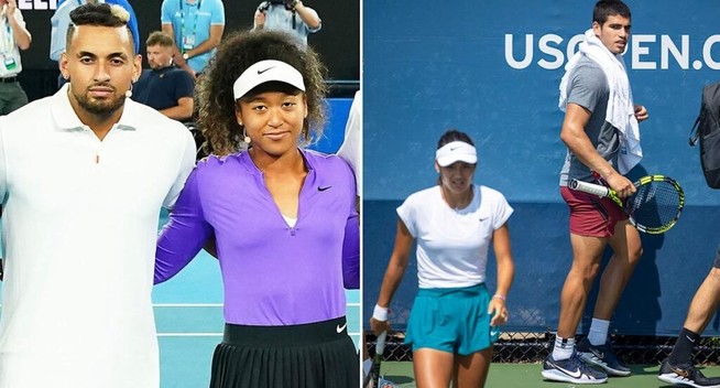 Fans in frenzy over Nick Kyrgios and Carlos Alcaraz move with Naomi Osaka and Emma Raducanu