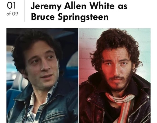 See the Cast of ‘Deliver Me From Nowhere’ Side-by-Side with the Real People They Play (Including Jeremy Allen White as The Boss!)