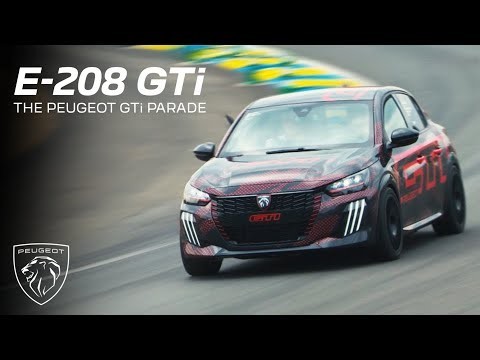 New Peugeot E-208 GTi | The Peugeot GTi Parade