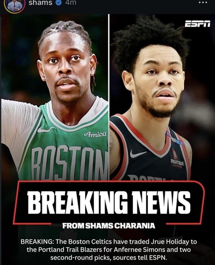 Jrue sent back to Portland