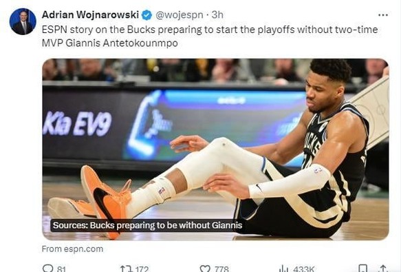 Looking at the haliburten and KD injury it’s good Giannis sat out the 24 playoffs
