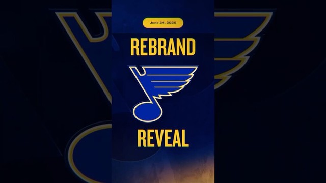 St. Louis Blues Reveal Throwback Rebrand #shorts #nhl #logo #hockey