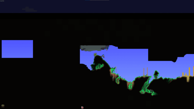 Sky Island ridiculously close to the surface