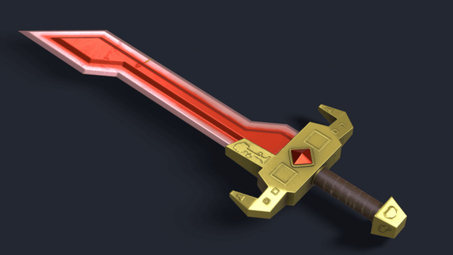 3D Palladium Sword