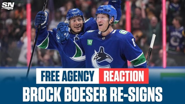 Brock Boeser Re-Signs With Vancouver Canucks | NHL Free Agency 2025