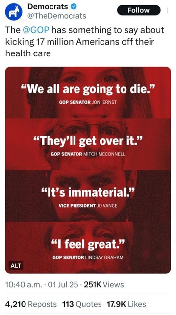Republicans are the party of cruelty