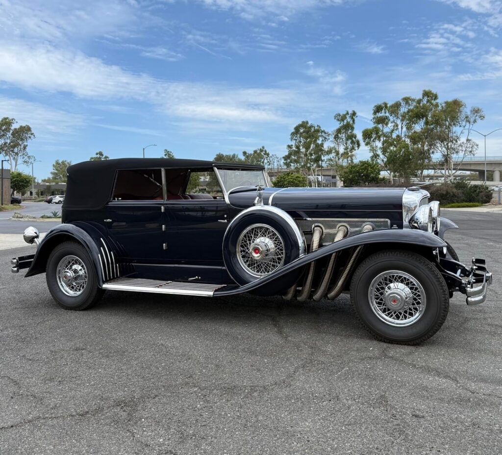 I had the privilege of riding shotgun in this Duesenberg today