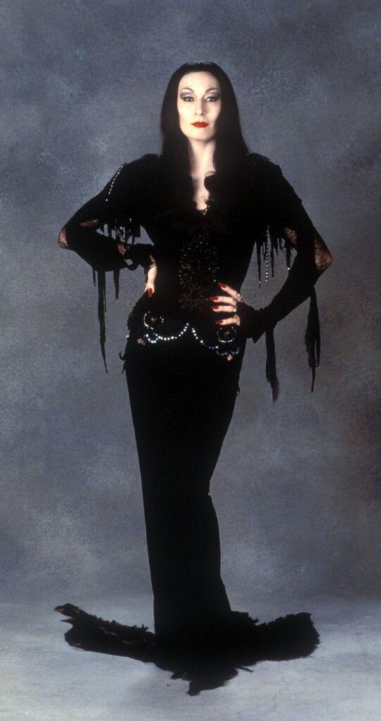 Anjelica Huston as Morticia Addams, 1991