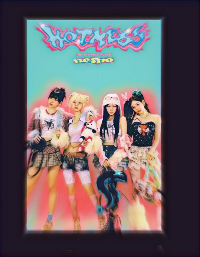 Fanmade aespa 'Hot Mess' poster cover